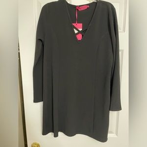 Boohoo V Front Shift Dress, Size US 8